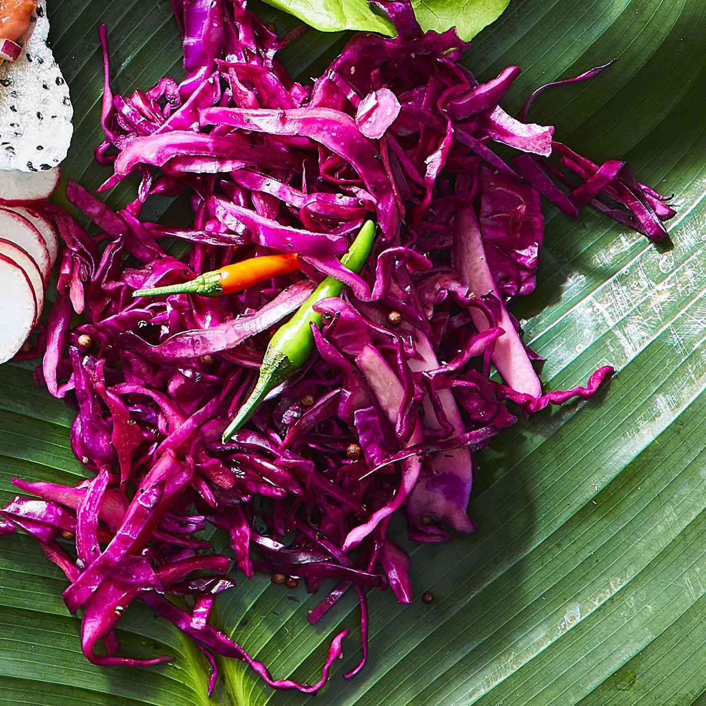 Atchara (Filipino Pickled Red Cabbage) Recipe