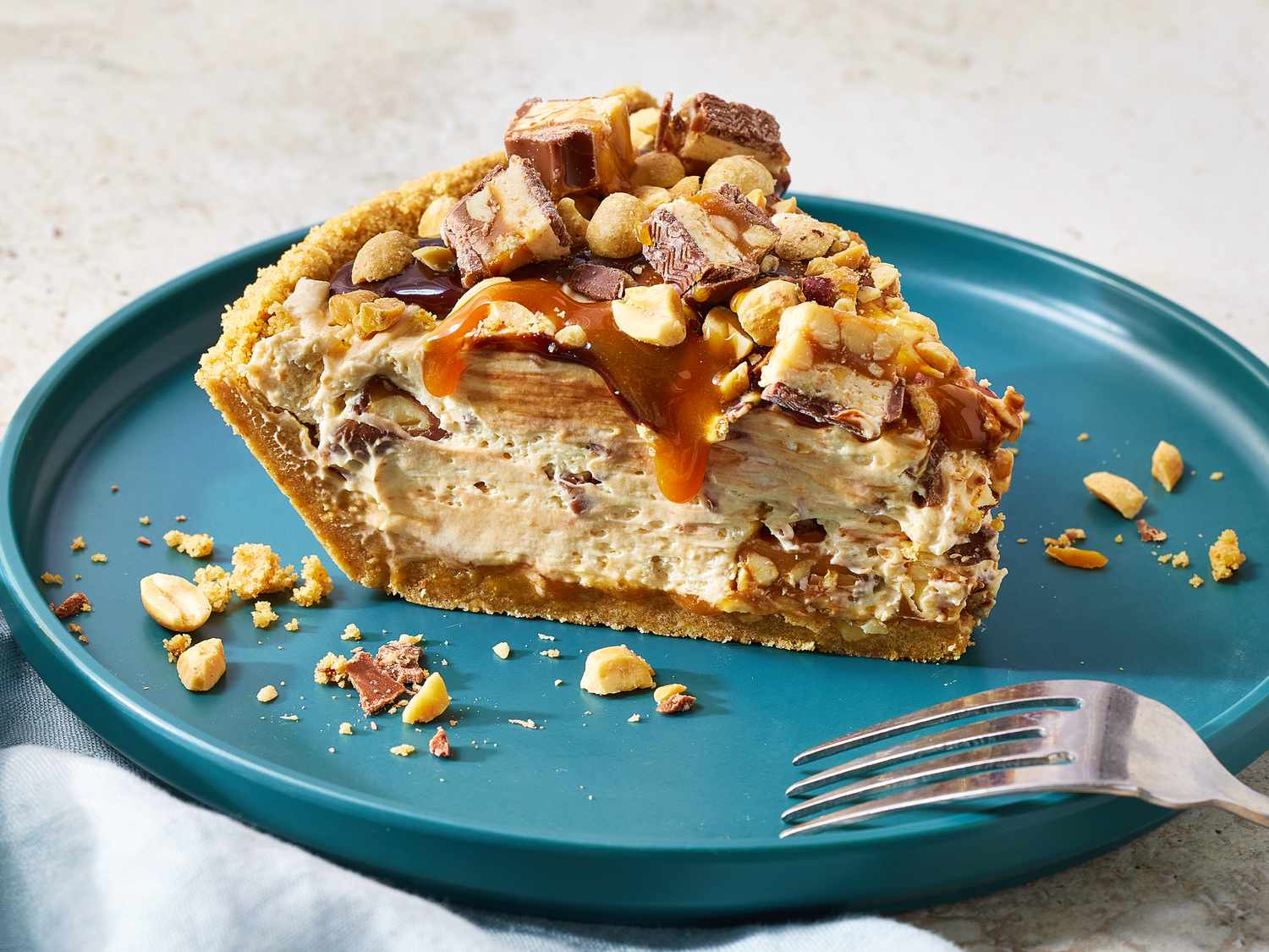 No-Bake Snickers Pie Recipe