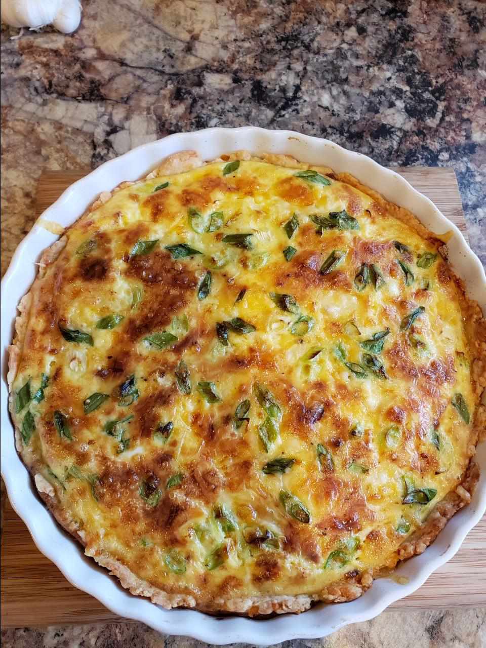 Cheesy Quiche Crust Recipe