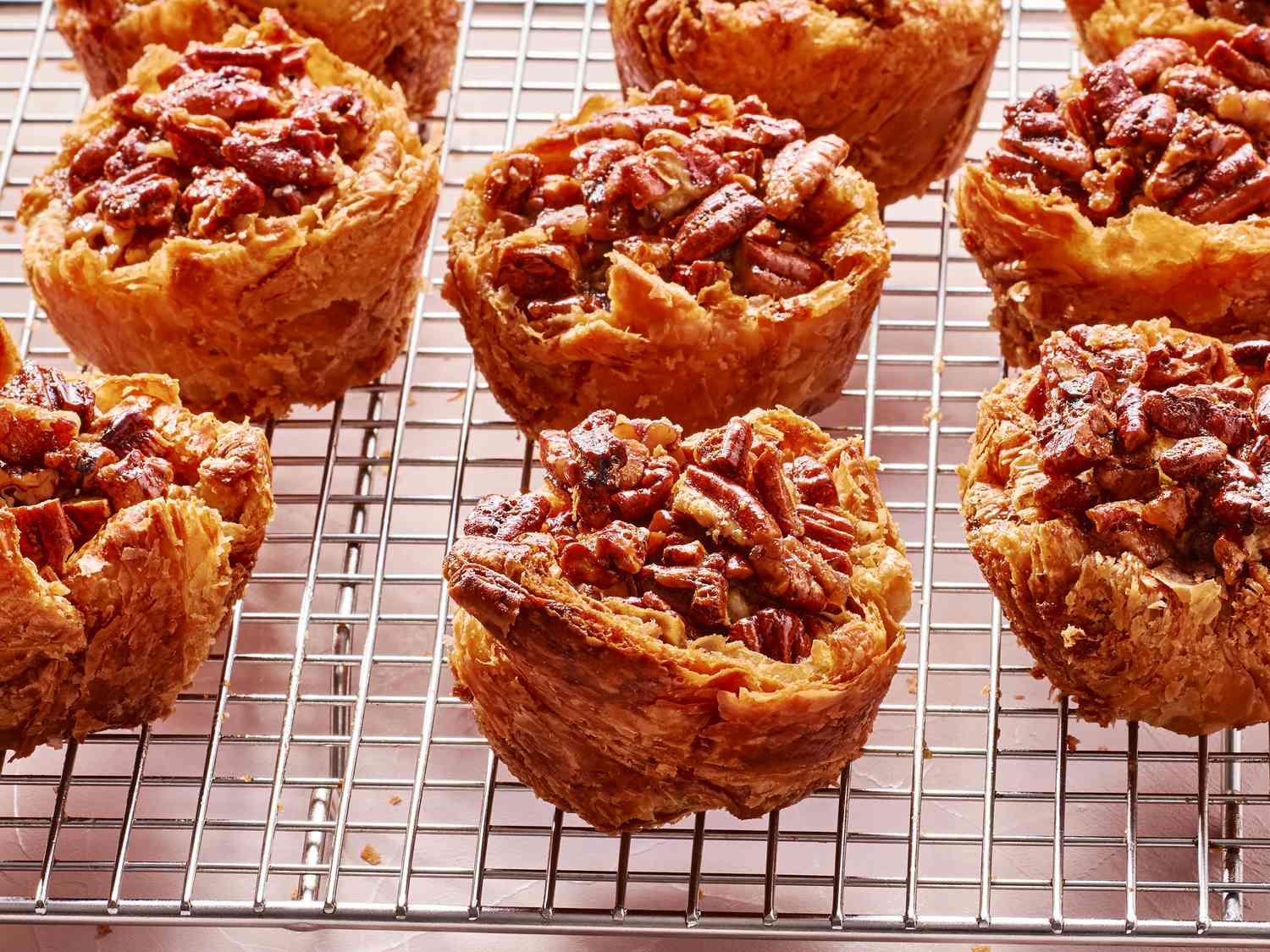 Mini Croissant Crust Pecan Pies