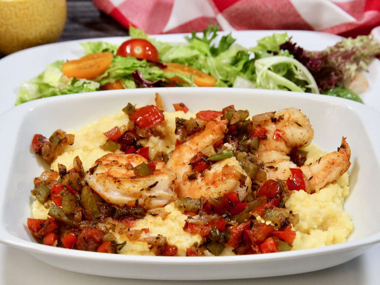 Sauteed Shrimp over Polenta Recipe