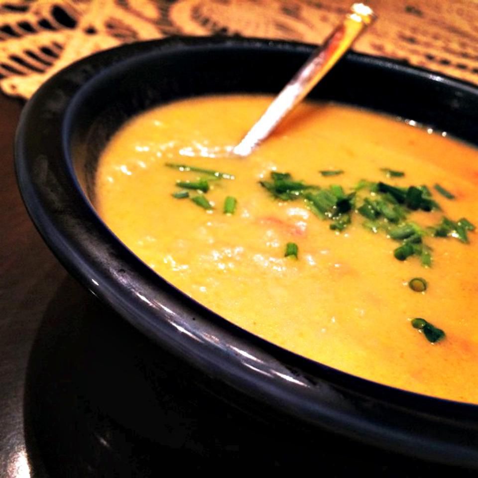 Cheesy Potato Leek Soup Recipe