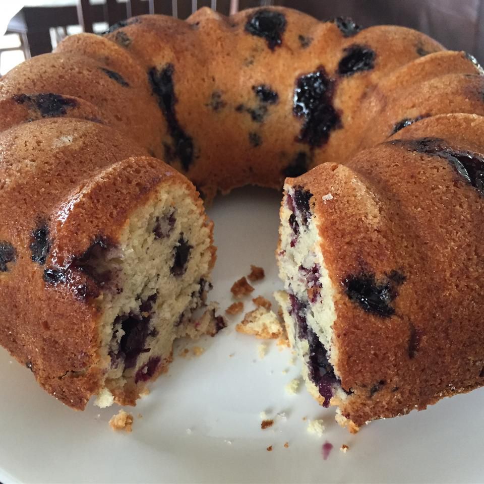 Blueberry Pound Cake Recipe