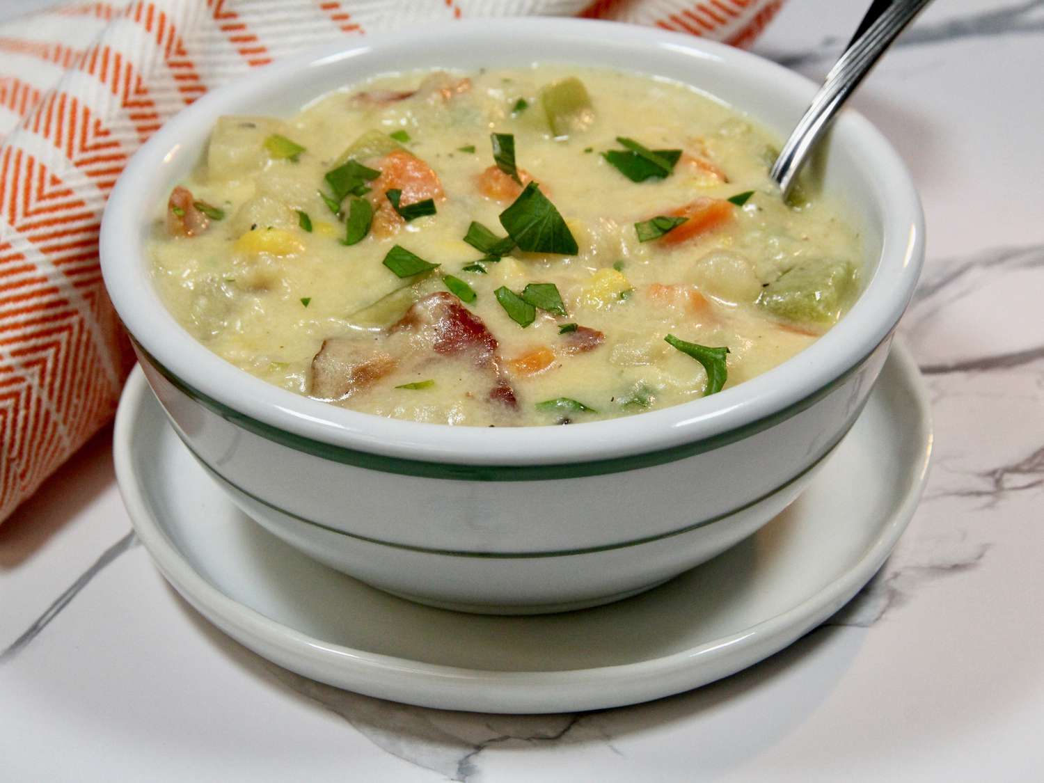 Baked Potato Soup with Rivels Recipe