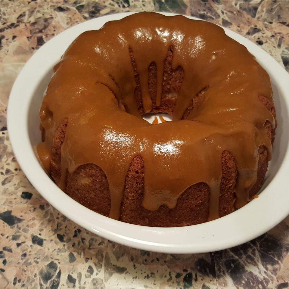 Apple Cake with Caramel Glaze Recipe