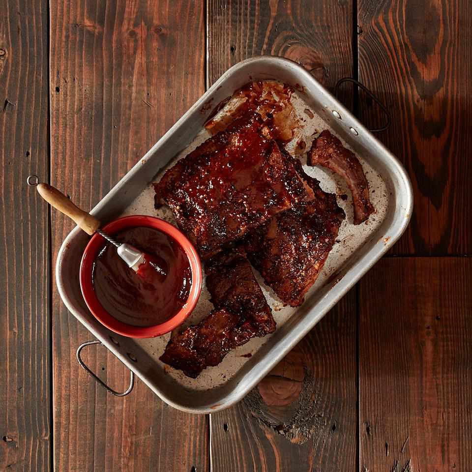 Bourbon-BBQ Glazed Baby Back Ribs Recipe