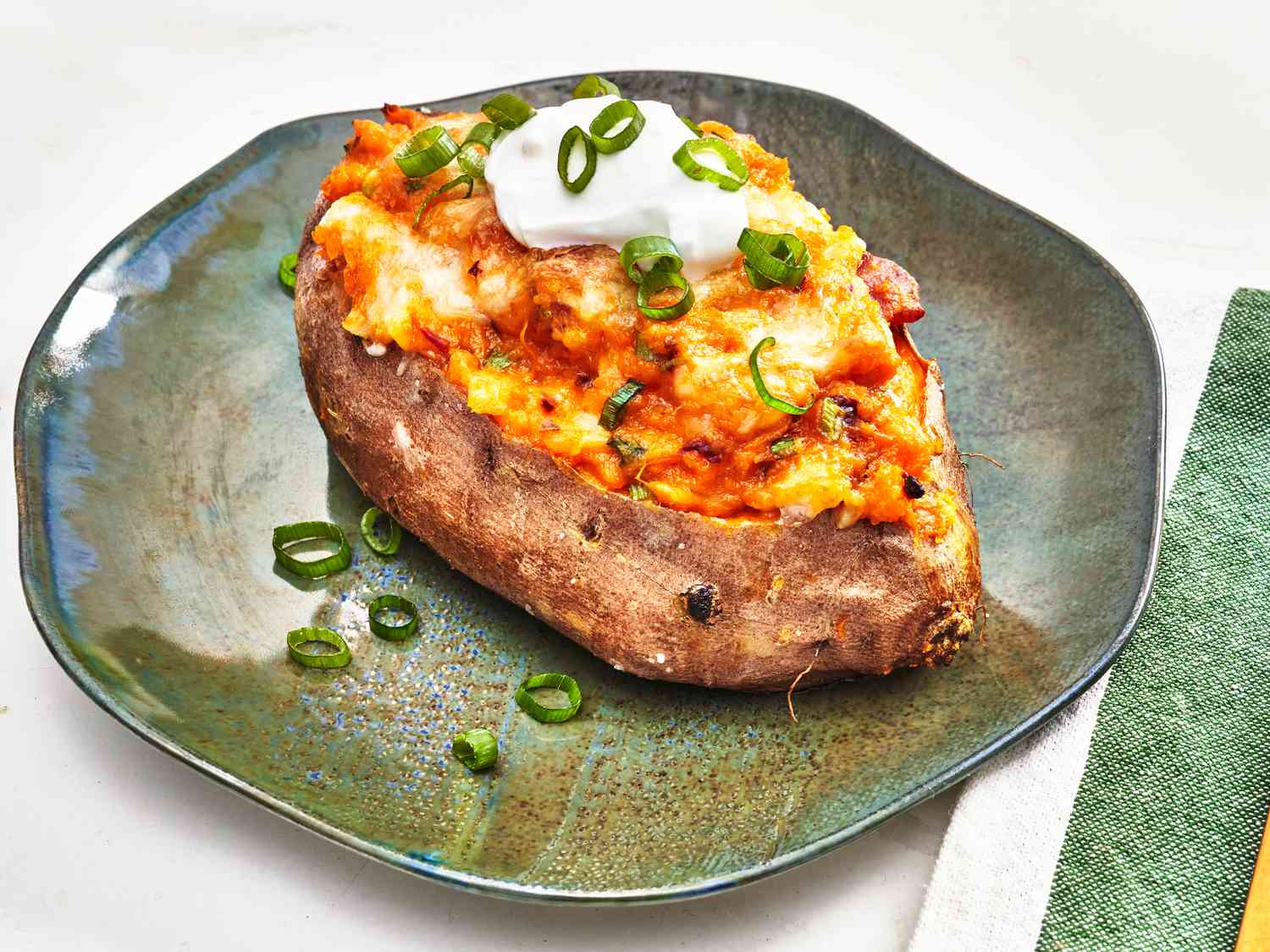 Southwestern Twice Baked Sweet Potatoes Recipe