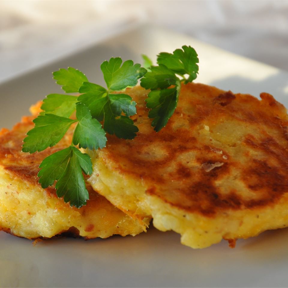 Cheesy Potato Pancakes Recipe