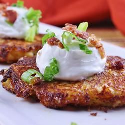 Loaded Mashed Potato Cakes Recipe