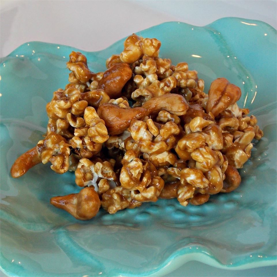 Cashew Caramel Corn Recipe