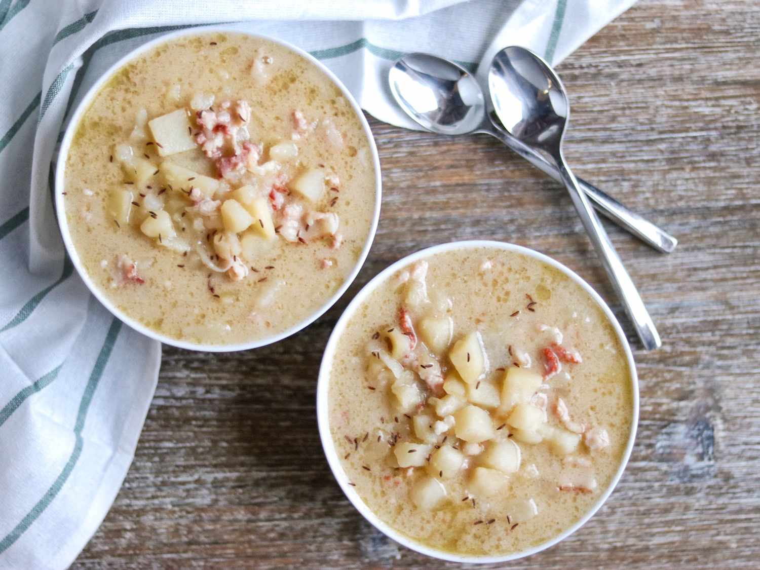 German Potato Bacon Soup Recipe