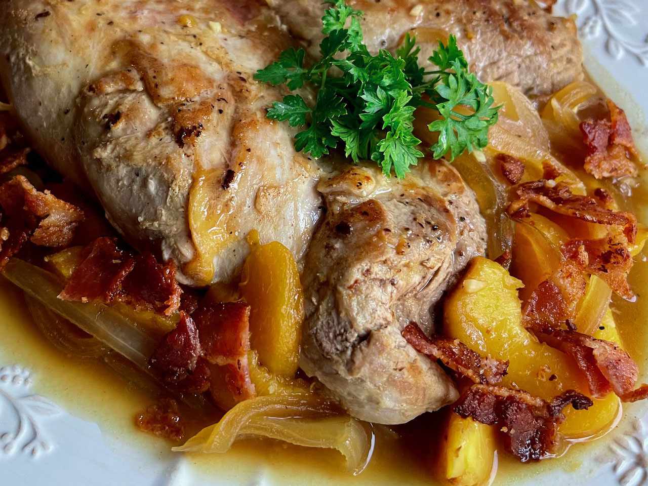 Pork Tenderloin with Peaches Recipe