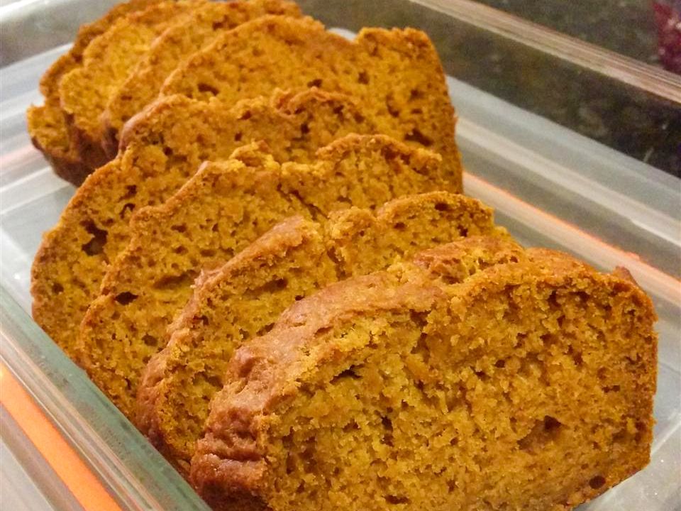 Baked Pumpkin Bread Recipe