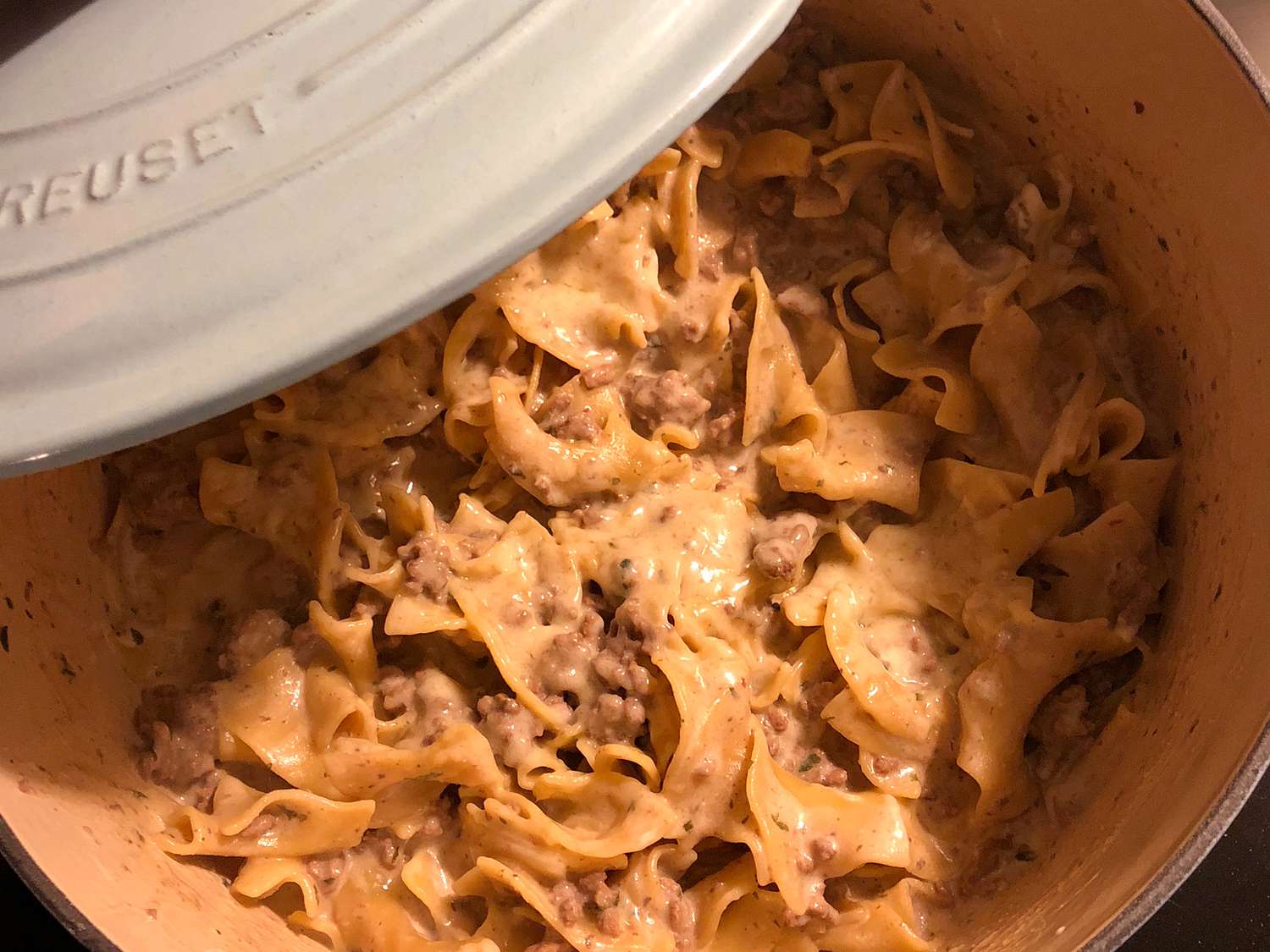 One-Pot Ground Beef Stroganoff Recipe