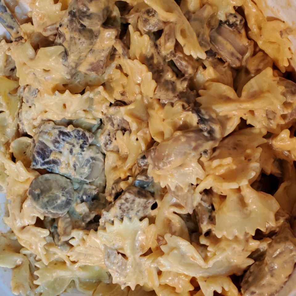 Cream Cheese Steak Stroganoff Recipe